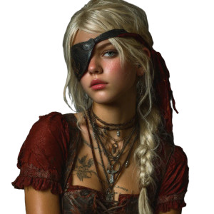 Pirate Girl V3 Vinyl Car Decal Sticker – Waterproof & UV-Resistant 3.4133333333333336" Pirate Girl V3 Vinyl Car Decal Sticker – Waterproof & UV-Resistant 3.4133333333333336"