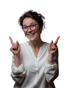 Happy Woman Smiling V3 Vinyl Car Decal Sticker – Waterproof & UV-Resistant 4.213333333333333"