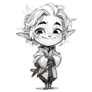 Chibi Elf Meme Vinyl Car Decal Sticker – Waterproof & UV-Resistant 3.4133333333333336"