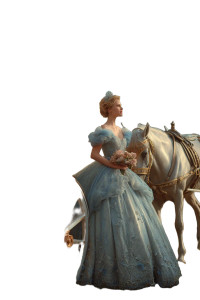 Cinderella'S Fashion Vinyl Car Decal Sticker – Waterproof & UV-Resistant 4.4