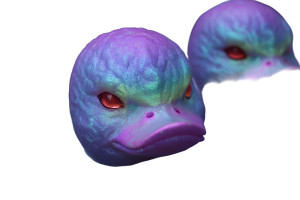 Evil Iridescent Ducks Vinyl Car Decal Sticker – Waterproof & UV-Resistant 2.986666666666667"