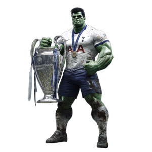 Hulk With Trophy Vinyl Car Decal Sticker – Waterproof & UV-Resistant 3.4133333333333336"