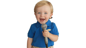 Baby Podcast Host V8 Vinyl Car Decal Sticker – Waterproof & UV-Resistant 2.72"
