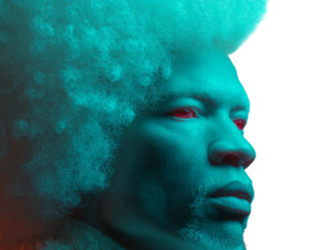 Albino Man Portrait V3 Vinyl Car Decal Sticker – Waterproof & UV-Resistant 6.1866666666666665"