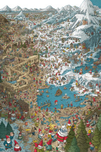 Gnomes Vs Wizards Vinyl Car Decal Sticker – Waterproof & UV-Resistant 8.96"