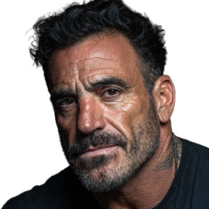 Brutish Italian Man Vinyl Car Decal Sticker – Waterproof & UV-Resistant 3.4133333333333336"