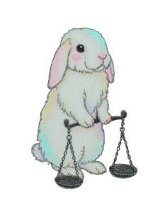Rabbit With Scales Vinyl Car Decal Sticker – Waterproof & UV-Resistant 8.213333333333333" Rabbit With Scales Vinyl Car Decal Sticker – Waterproof & UV-Resistant 8.213333333333333"