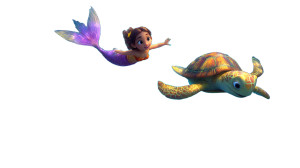 Joyful Mermaid Playtime Vinyl Car Decal Sticker – Waterproof & UV-Resistant 5.4
