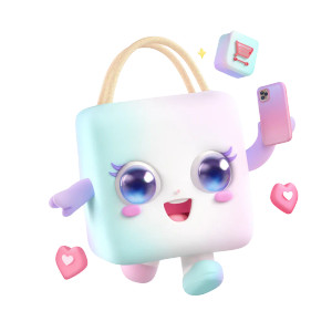 Kawaii Shopping Mascot Vinyl Car Decal Sticker – Waterproof & UV-Resistant 6.826666666666667" Kawaii Shopping Mascot Vinyl Car Decal Sticker – Waterproof & UV-Resistant 6.826666666666667"