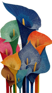 Blooming Fantasy Flowers Vinyl Car Decal Sticker – Waterproof & UV-Resistant 4.8533333333333335"