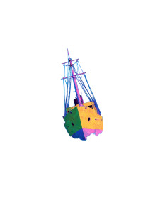 Stormy Sea Ship V2 Vinyl Car Decal Sticker – Waterproof & UV-Resistant 8.213333333333333"