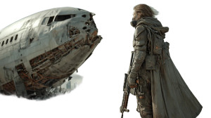 Post-Apocalyptic Warrior V19 Vinyl Car Decal Sticker – Waterproof & UV-Resistant 2.72"