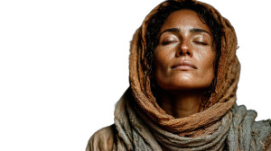 Latina In Prayer Vinyl Car Decal Sticker – Waterproof & UV-Resistant 2.72"