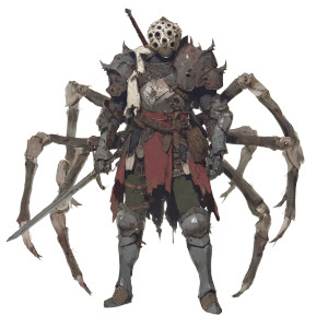 Spider-Armor Knight Vinyl Car Decal Sticker – Waterproof & UV-Resistant 3.4133333333333336"