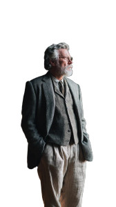 Elderly Archaeology Professor Vinyl Car Decal Sticker – Waterproof & UV-Resistant 9.706666666666667"