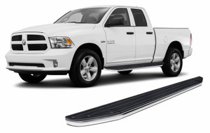 Black Horse Offroad Running Board | Premium Black w/Chrome Trim | Rust Resistant | 5" Step Surface | Easy Install Black Horse Offroad Running Board | Premium Black w/Chrome Trim | Rust Resistant | 5" Step Surface | Easy Install