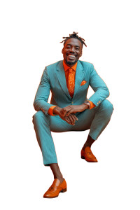 Friendly Business Man Vinyl Car Decal Sticker – Waterproof & UV-Resistant 8.96"