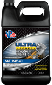 VP Racing Ultra Power SAE 15W-40 Synthetic Blend Oil | Superior Wear Protection VP Racing Ultra Power SAE 15W-40 Synthetic Blend Oil | Superior Wear Protection
