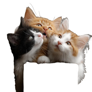 Stoned Drunk Cats Vinyl Car Decal Sticker – Waterproof & UV-Resistant 6.826666666666667"