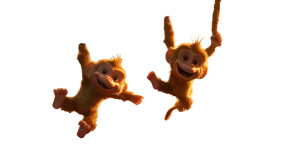 Playful Jungle Monkeys Vinyl Car Decal Sticker – Waterproof & UV-Resistant 2.72"