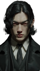 East Asian Man V3 Vinyl Car Decal Sticker – Waterproof & UV-Resistant 9.706666666666667"