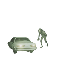 Humanoid Monster Sighting Vinyl Car Decal Sticker – Waterproof & UV-Resistant 6.826666666666667" Humanoid Monster Sighting Vinyl Car Decal Sticker – Waterproof & UV-Resistant 6.826666666666667"