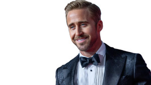 Ryan Gosling Smiling Vinyl Car Decal Sticker – Waterproof & UV-Resistant 2.72"