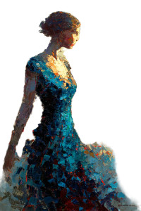 Elegant Model Portrait V15 Vinyl Car Decal Sticker – Waterproof & UV-Resistant 4.4