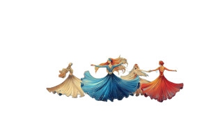 Belly Dancers Night Vinyl Car Decal Sticker – Waterproof & UV-Resistant 5.4