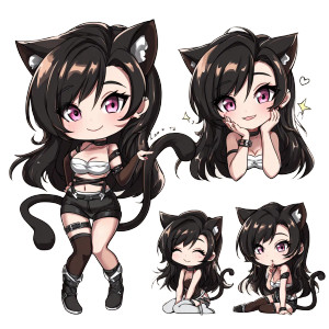 Chibi Catgirl Mascot Vinyl Car Decal Sticker – Waterproof & UV-Resistant 3.4133333333333336" Chibi Catgirl Mascot Vinyl Car Decal Sticker – Waterproof & UV-Resistant 3.4133333333333336"
