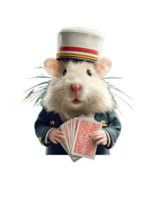 Hamster Croupier Vinyl Car Decal Sticker – Waterproof & UV-Resistant 4.1066666666666665" Hamster Croupier Vinyl Car Decal Sticker – Waterproof & UV-Resistant 4.1066666666666665"