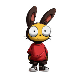 Cute Simpsons Rabbit Vinyl Car Decal Sticker – Waterproof & UV-Resistant 6.826666666666667" Cute Simpsons Rabbit Vinyl Car Decal Sticker – Waterproof & UV-Resistant 6.826666666666667"