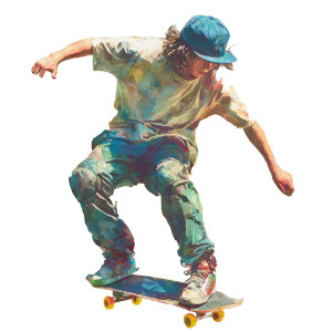 Skateboarding Teen Vinyl Car Decal Sticker – Waterproof & UV-Resistant 6.826666666666667" Skateboarding Teen Vinyl Car Decal Sticker – Waterproof & UV-Resistant 6.826666666666667"