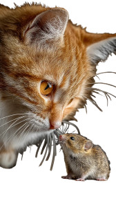 Cat And Mouse V5 Vinyl Car Decal Sticker – Waterproof & UV-Resistant 9.706666666666667"