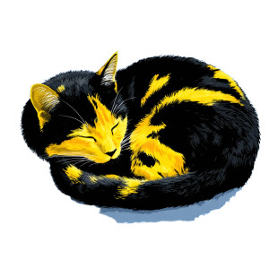 Cozy Cat Vinyl Car Decal Sticker – Waterproof & UV-Resistant 3.4133333333333336" Cozy Cat Vinyl Car Decal Sticker – Waterproof & UV-Resistant 3.4133333333333336"
