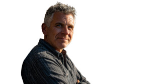 Serene Barn Man Vinyl Car Decal Sticker – Waterproof & UV-Resistant 2.72"