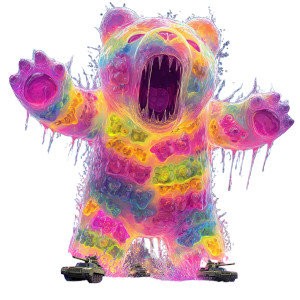 Gummy Bear Kaiju V2 Vinyl Car Decal Sticker – Waterproof & UV-Resistant 3.4133333333333336" Gummy Bear Kaiju V2 Vinyl Car Decal Sticker – Waterproof & UV-Resistant 3.4133333333333336"