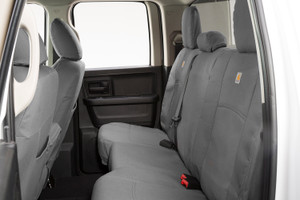 Carhartt Tough Seat Cover | Fits 2019-2023 Ram 2500,3500 | Duck Weave Fabric, Gravel Carhartt Tough Seat Cover | Fits 2019-2023 Ram 2500,3500 | Duck Weave Fabric, Gravel