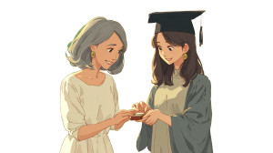 Graduation Gift Moment V2 Vinyl Car Decal Sticker – Waterproof & UV-Resistant 5.4