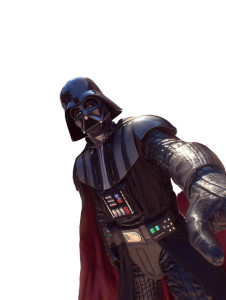 Darth Vader Selfie Vinyl Car Decal Sticker – Waterproof & UV-Resistant 8.213333333333333"