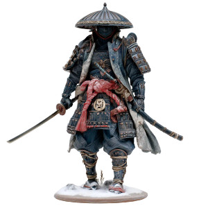 Ancient Yamato Warrior V2 Vinyl Car Decal Sticker – Waterproof & UV-Resistant 3.4133333333333336"