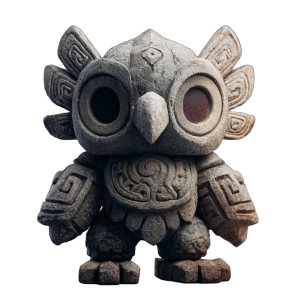 Cute Stone Golem V2 Vinyl Car Decal Sticker – Waterproof & UV-Resistant 6.826666666666667"