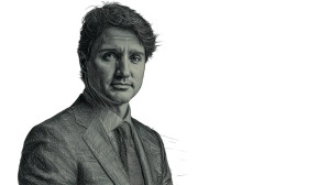 Hand Drawn Trudeau Vinyl Car Decal Sticker – Waterproof & UV-Resistant 5.4