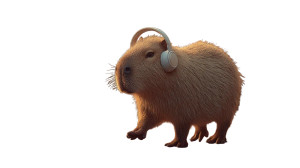 Capybara With Headphones V2 Vinyl Car Decal Sticker – Waterproof & UV-Resistant 5.4 Capybara With Headphones V2 Vinyl Car Decal Sticker – Waterproof & UV-Resistant 5.4