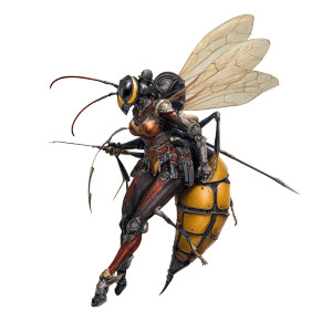 Giant Wasp Woman Vinyl Car Decal Sticker – Waterproof & UV-Resistant 3.4133333333333336" Giant Wasp Woman Vinyl Car Decal Sticker – Waterproof & UV-Resistant 3.4133333333333336"