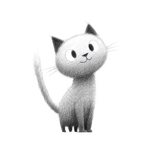 Cartoon Sketch Cat Vinyl Car Decal Sticker – Waterproof & UV-Resistant 3.4133333333333336" Cartoon Sketch Cat Vinyl Car Decal Sticker – Waterproof & UV-Resistant 3.4133333333333336"