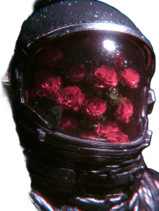 Astronaut Floral Helmet Vinyl Car Decal Sticker – Waterproof & UV-Resistant 4.1066666666666665"