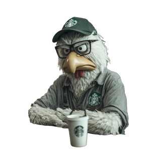 Starbucks Chicken Vinyl Car Decal Sticker – Waterproof & UV-Resistant 3.4133333333333336" Starbucks Chicken Vinyl Car Decal Sticker – Waterproof & UV-Resistant 3.4133333333333336"