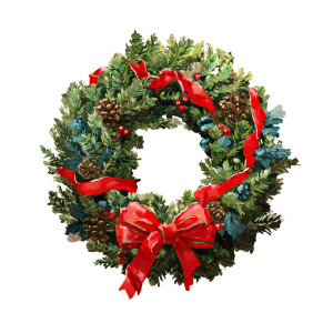 Christmas Wreath Vinyl Car Decal Sticker – Waterproof & UV-Resistant 6.826666666666667" Christmas Wreath Vinyl Car Decal Sticker – Waterproof & UV-Resistant 6.826666666666667"