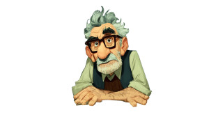 Old Professor Vinyl Car Decal Sticker – Waterproof & UV-Resistant 5.4